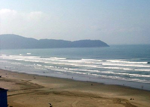 Praia da Aviação em Praia Grande