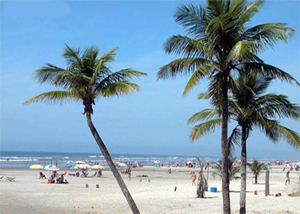 Praia de Flórida em Praia Grande